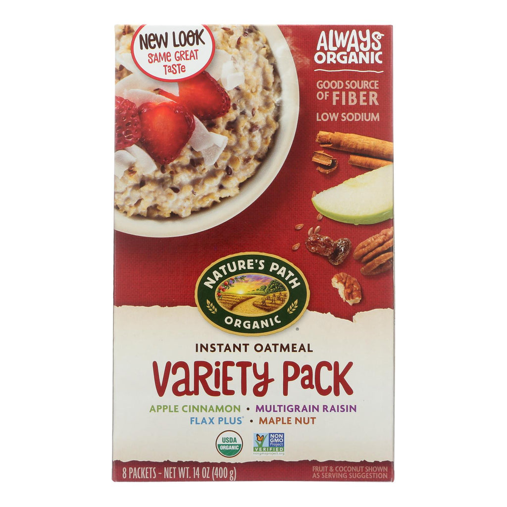 Nature's Path Organic Hot Oatmeal - Variety Pack - Case Of 6 - 14 Oz. - Lakehouse Foods