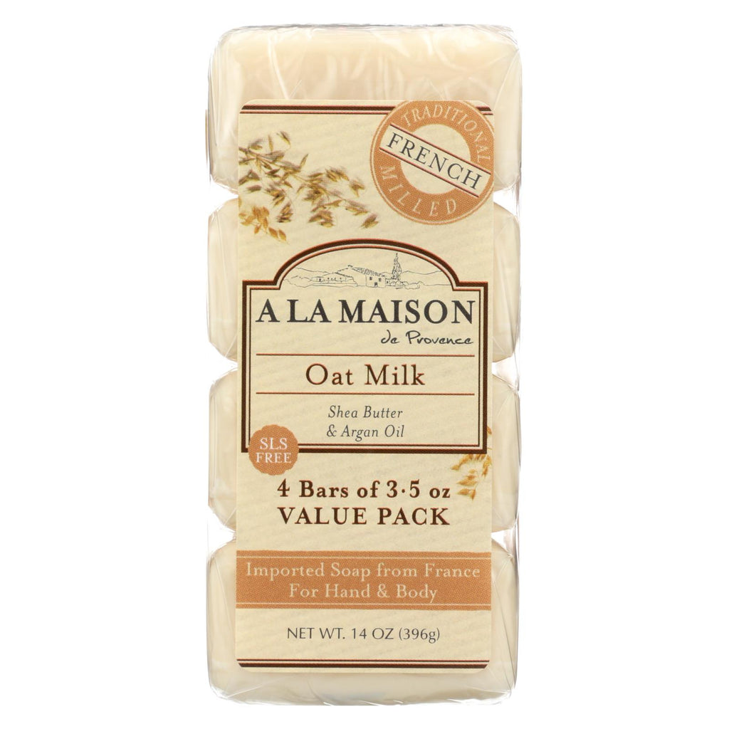 A La Maison - Bar Soap - Oat Milk - Value 4 Pack - Lakehouse Foods