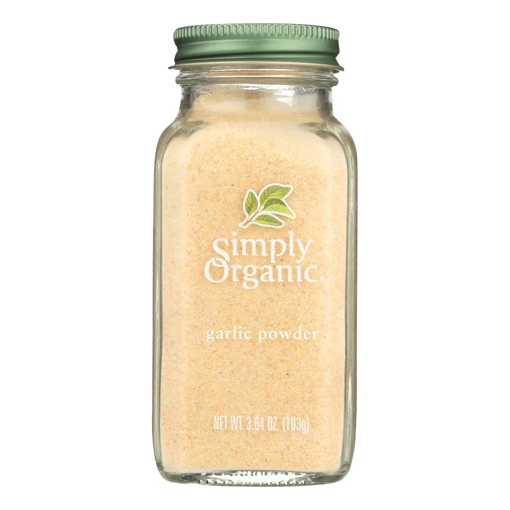 Simply Organic Garlic Powder - Case Of 6 - 3.64 Oz. - Lakehouse Foods