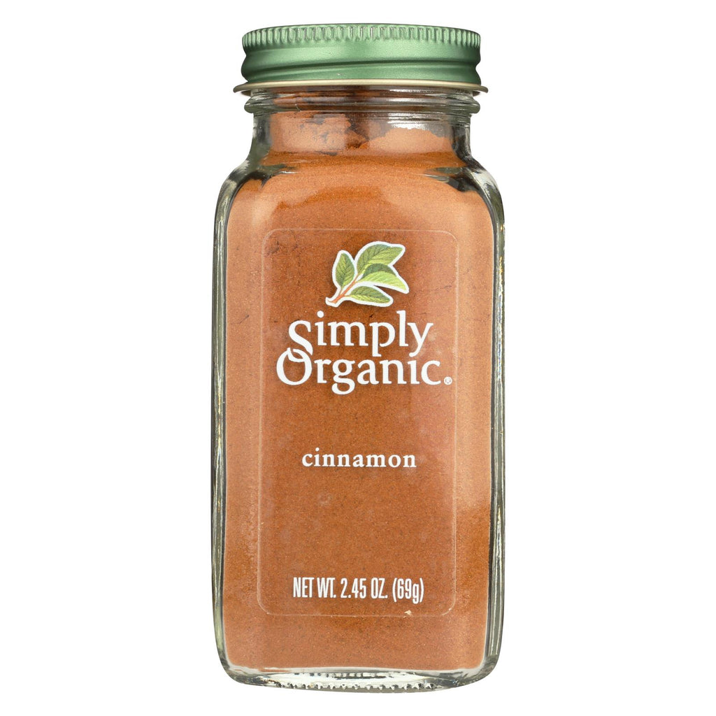 Simply Organic Cinnamon - Case Of 6 - 2.45 Oz. - Lakehouse Foods