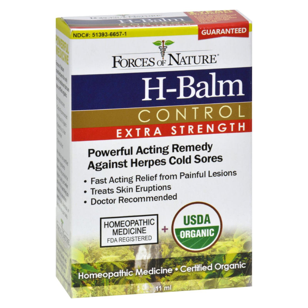 Forces Of Nature - Organic H-balm Daily Control - Extra Strength - 11 Ml - Lakehouse Foods