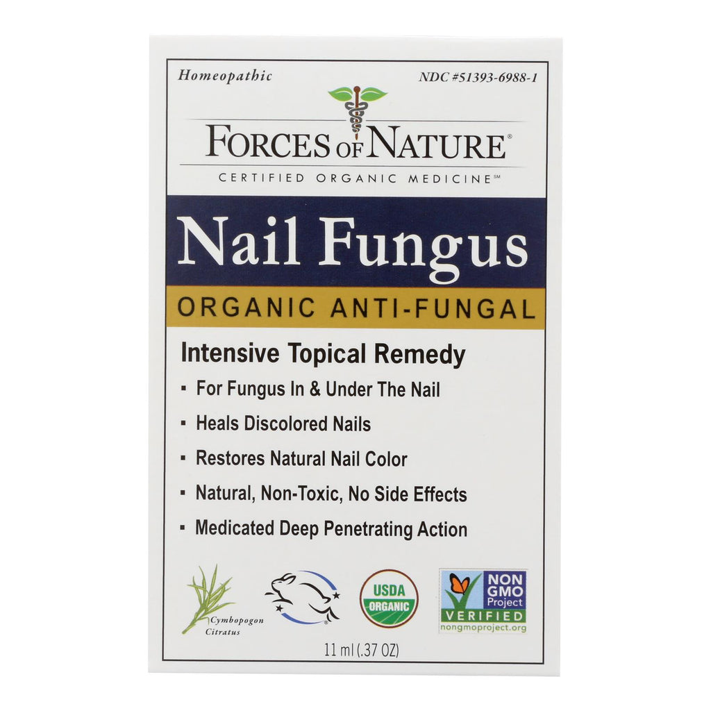 Forces Of Nature - Organic Nail Fungus Control - 11 Ml - Lakehouse Foods