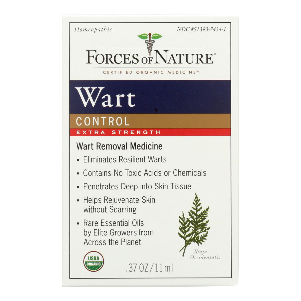 Forces Of Nature - Organic Wart Control - Extra Strength - 11 Ml - Lakehouse Foods
