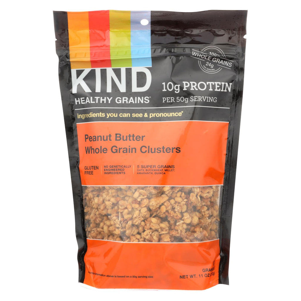 Kind Healthy Grains Peanut Butter Whole Grain Clusters - 11 Oz - Case Of 6 - Lakehouse Foods