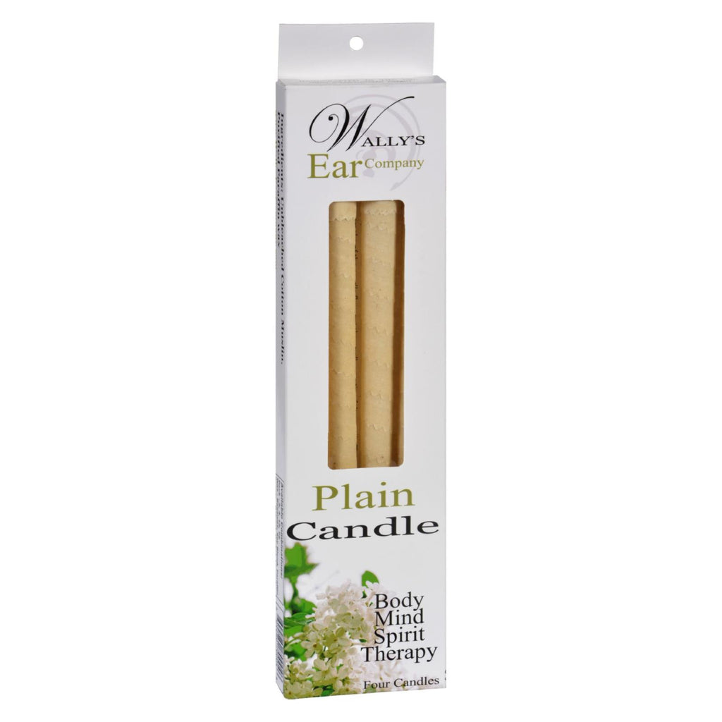 Wally's Candle - Plain - 4 Candles - Lakehouse Foods