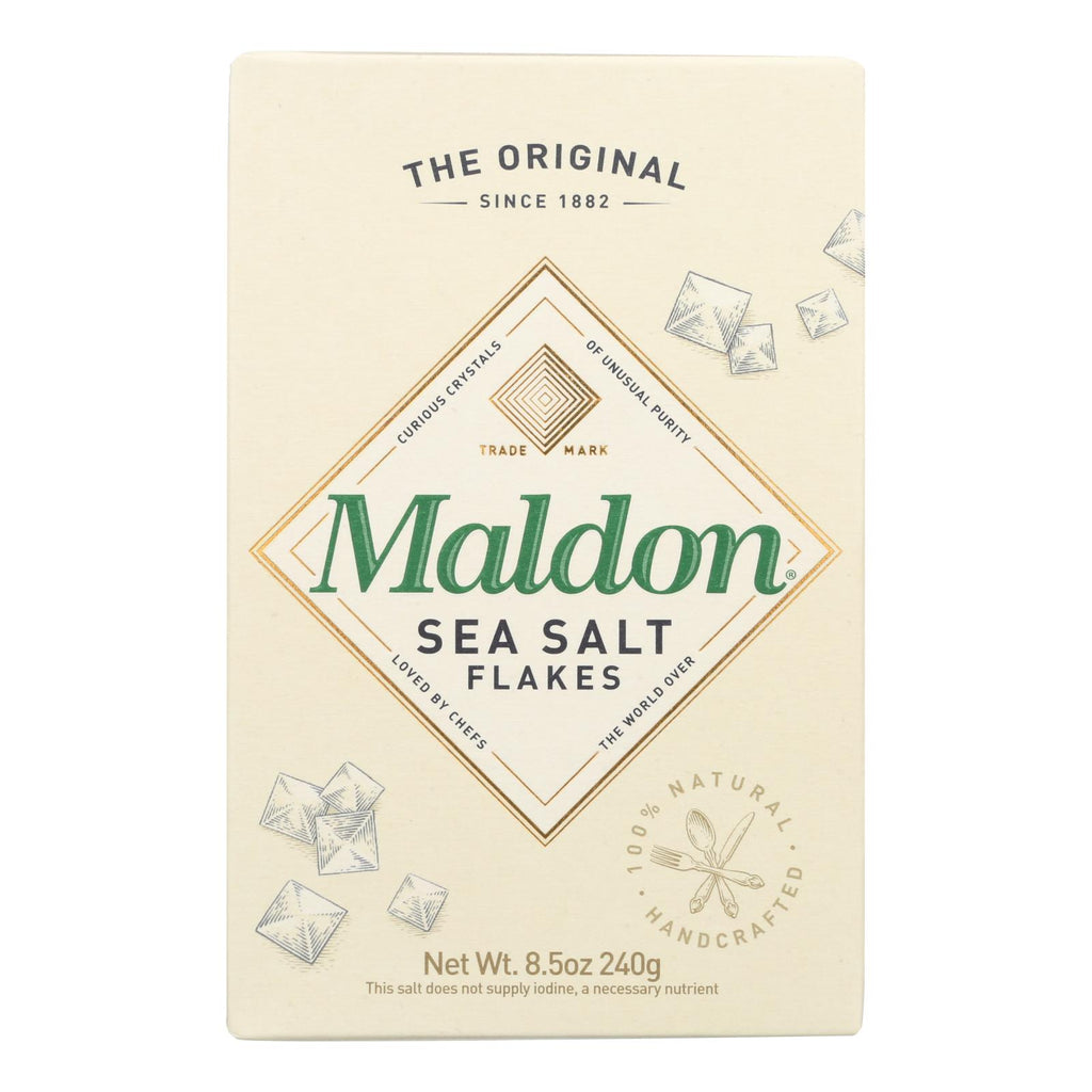 Maldon Flakes - Sea Salt - Case Of 12 - 8.5 Oz. - Lakehouse Foods