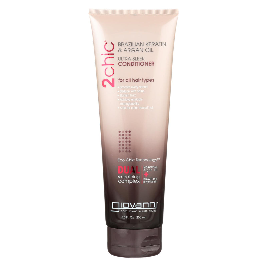 Giovanni 2chic Ultra-sleek Conditioner With Brazilian Keratin And Argan Oil - 8.5 Fl Oz - Lakehouse Foods