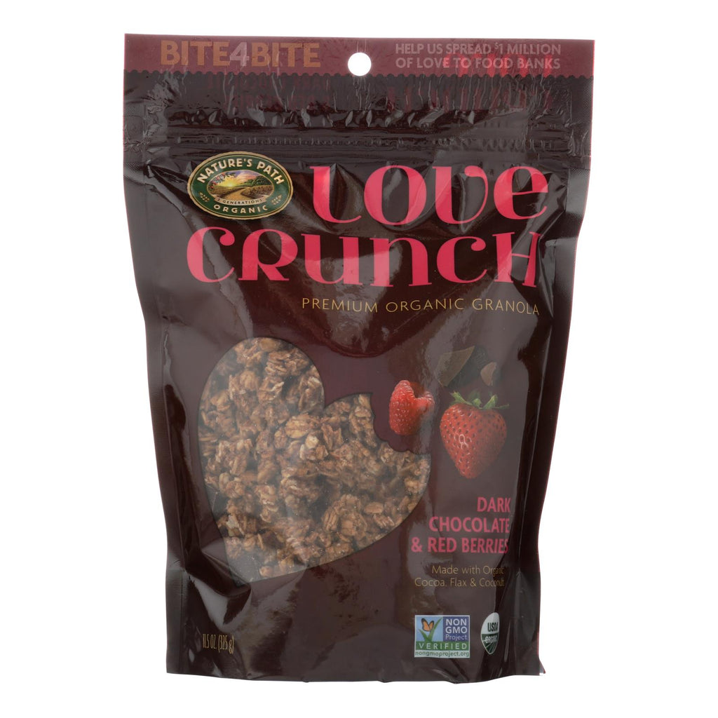 Nature's Path Love Crunch - Ark Chocolate And Red Berries - Case Of 6 - 11.5 Oz. - Lakehouse Foods