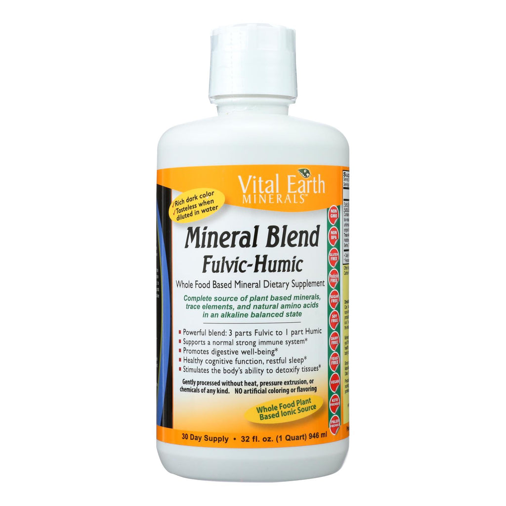 Vital Earth Minerals Fulvic-humic Mineral Blend - 32 Fl Oz - Lakehouse Foods