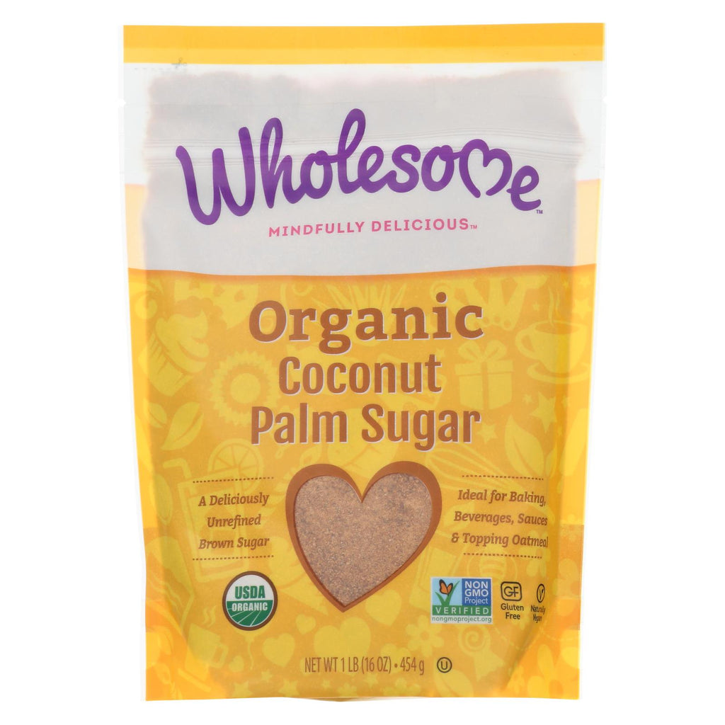 Wholesome Sweeteners Sugar - Organic - Coconut Palm - 16 Oz - Case Of 6 - Lakehouse Foods