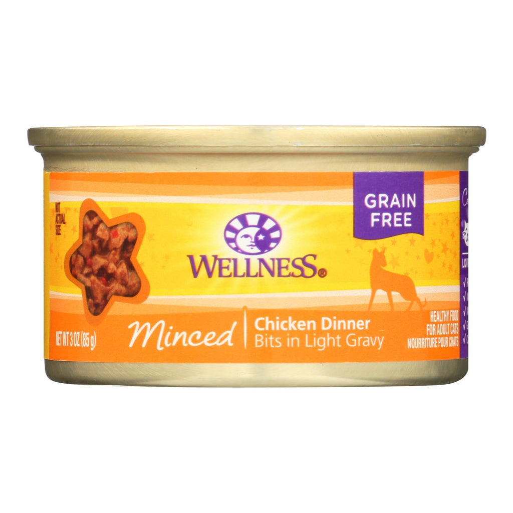 Wellness Pet Products Cat Food - Chicken Dinner - Case Of 24 - 3 Oz. - Lakehouse Foods
