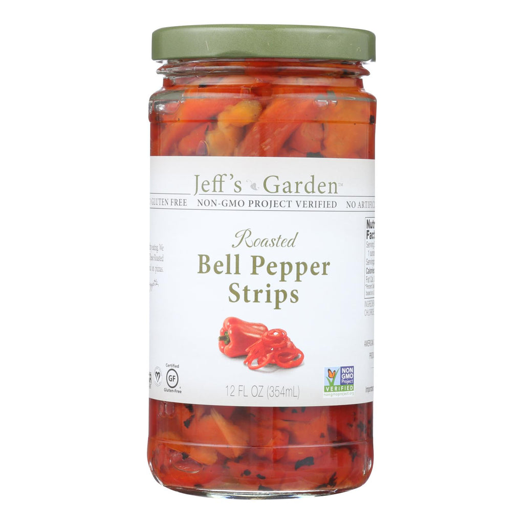 Jeff's Natural Jeff's Natural Bell Pepper Strip - Bell Pepper Strips - Case Of 6 - 12 Oz. - Lakehouse Foods