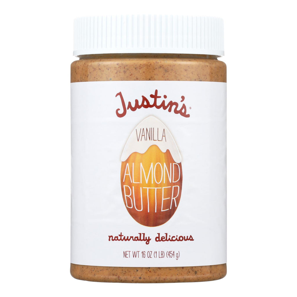 Justin's Nut Butter Almond Butter - Vanilla - Case Of 6 - 16 Oz. - Lakehouse Foods