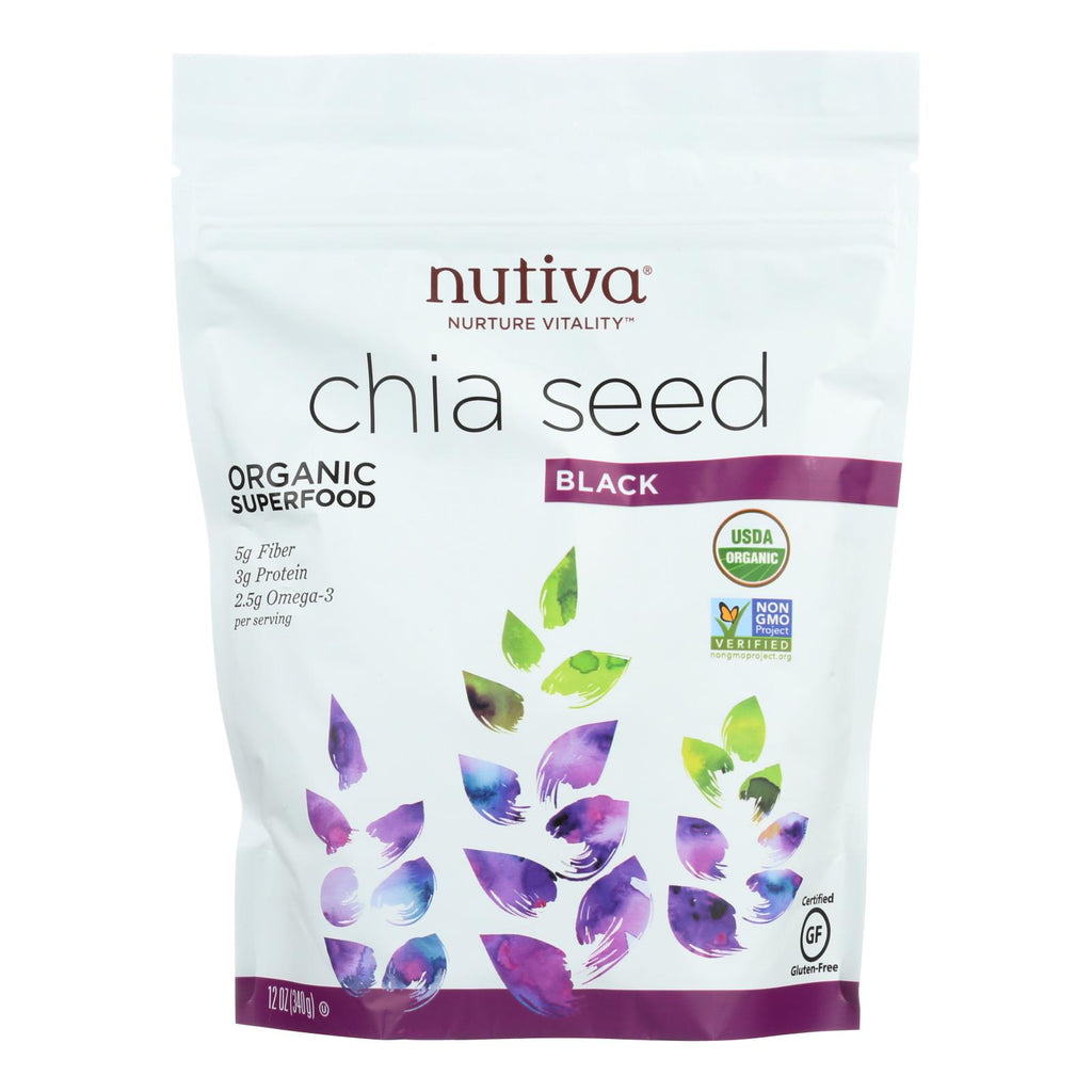 Nutiva Organic Chia Seed - 12 Oz - Lakehouse Foods