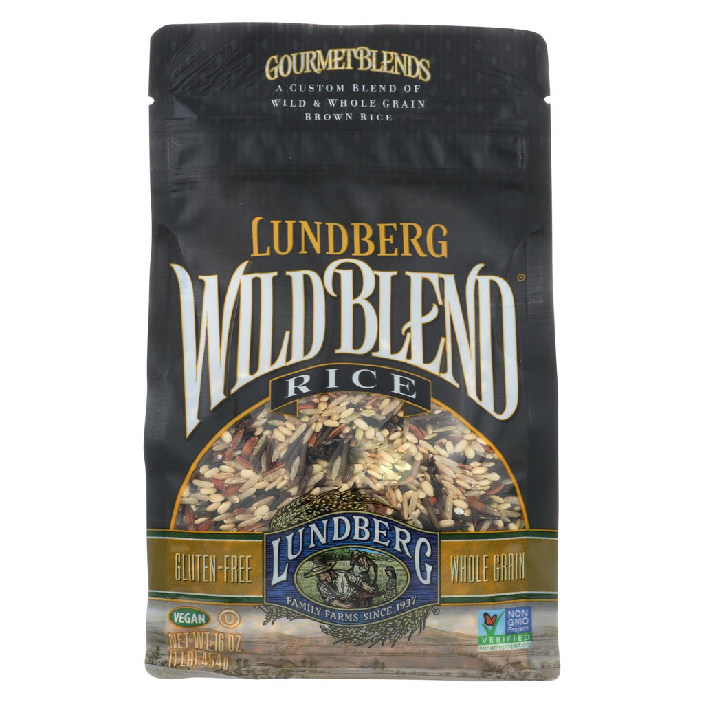Lundberg Family Farms Wild Blend Rice - Case Of 6 - 1 Lb. - Lakehouse Foods