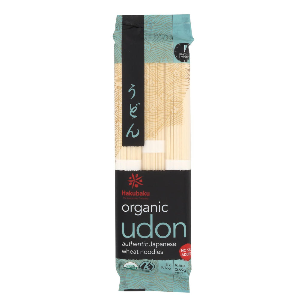 Hakubaku Organic Udon - Case Of 8 - 9.52 Oz. - Lakehouse Foods