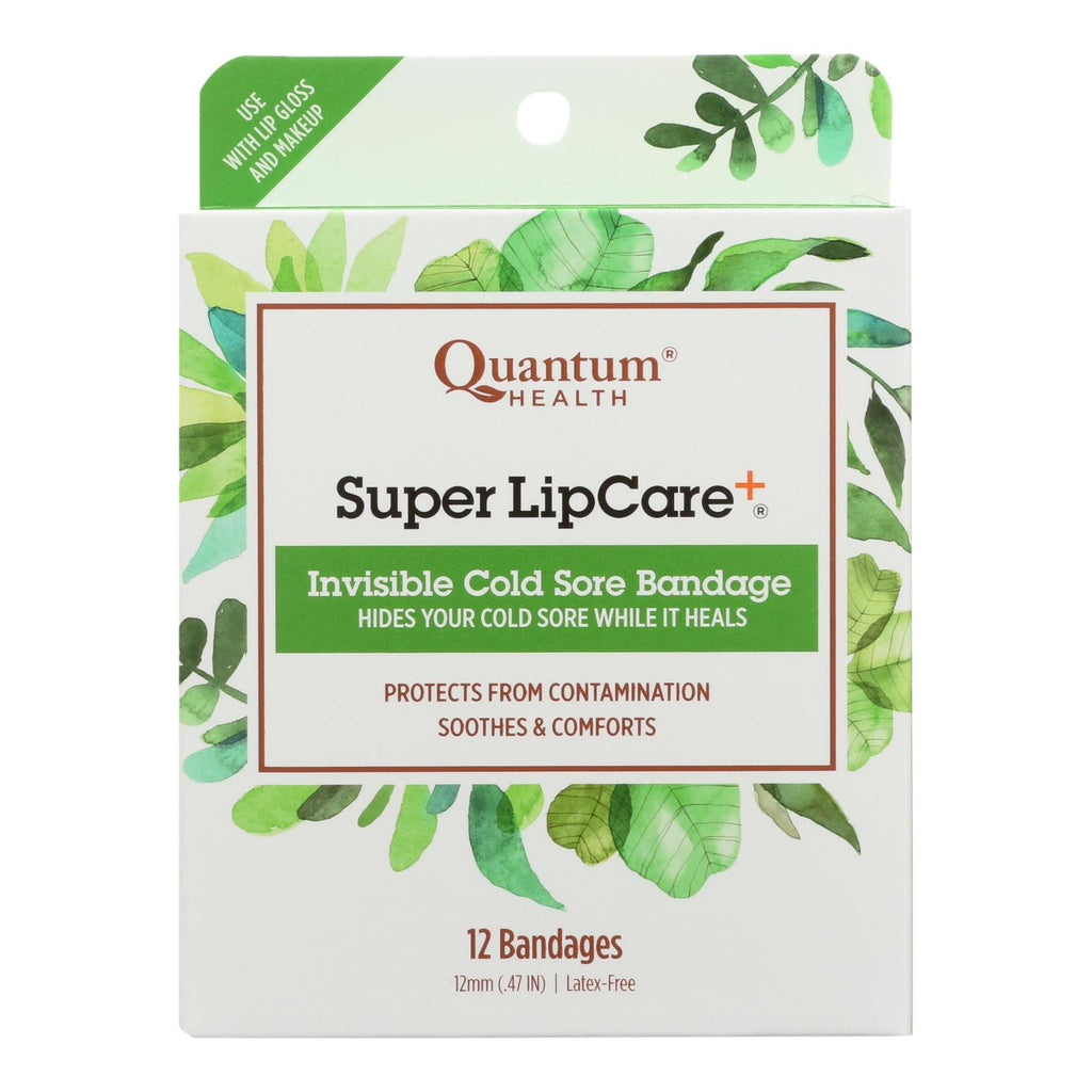 Quantum Research Lipcare Plus Invisible Cold Sore Bandage - 12 Count - Lakehouse Foods