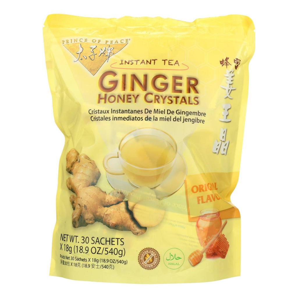 Prince Of Peace Ginger Honey Crystals - 30 Count - Lakehouse Foods