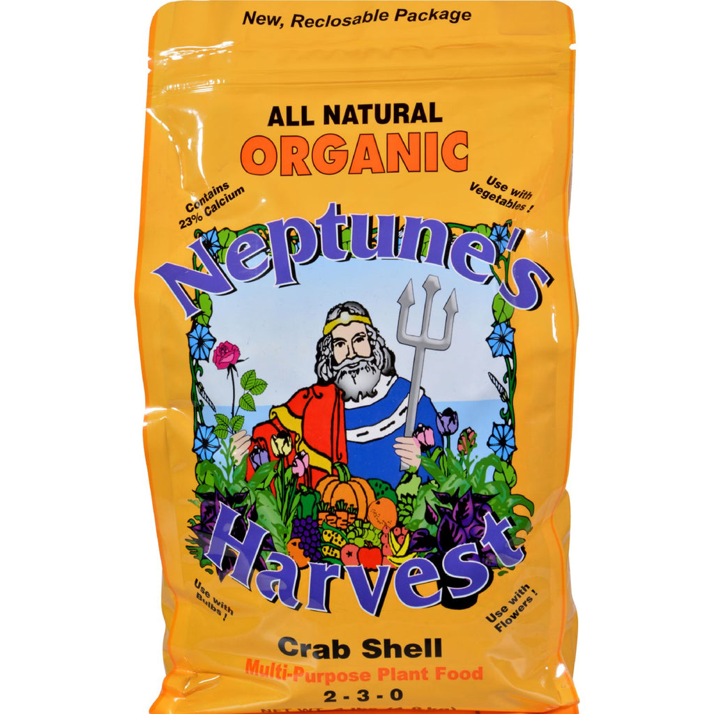 Neptune's Harvest Crab Shell Fertilizer - Orange Label - 4 Lb - Lakehouse Foods