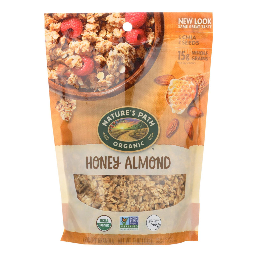 Nature's Path Organic Honey Almond Granola - Case Of 8 - 11 Oz. - Lakehouse Foods