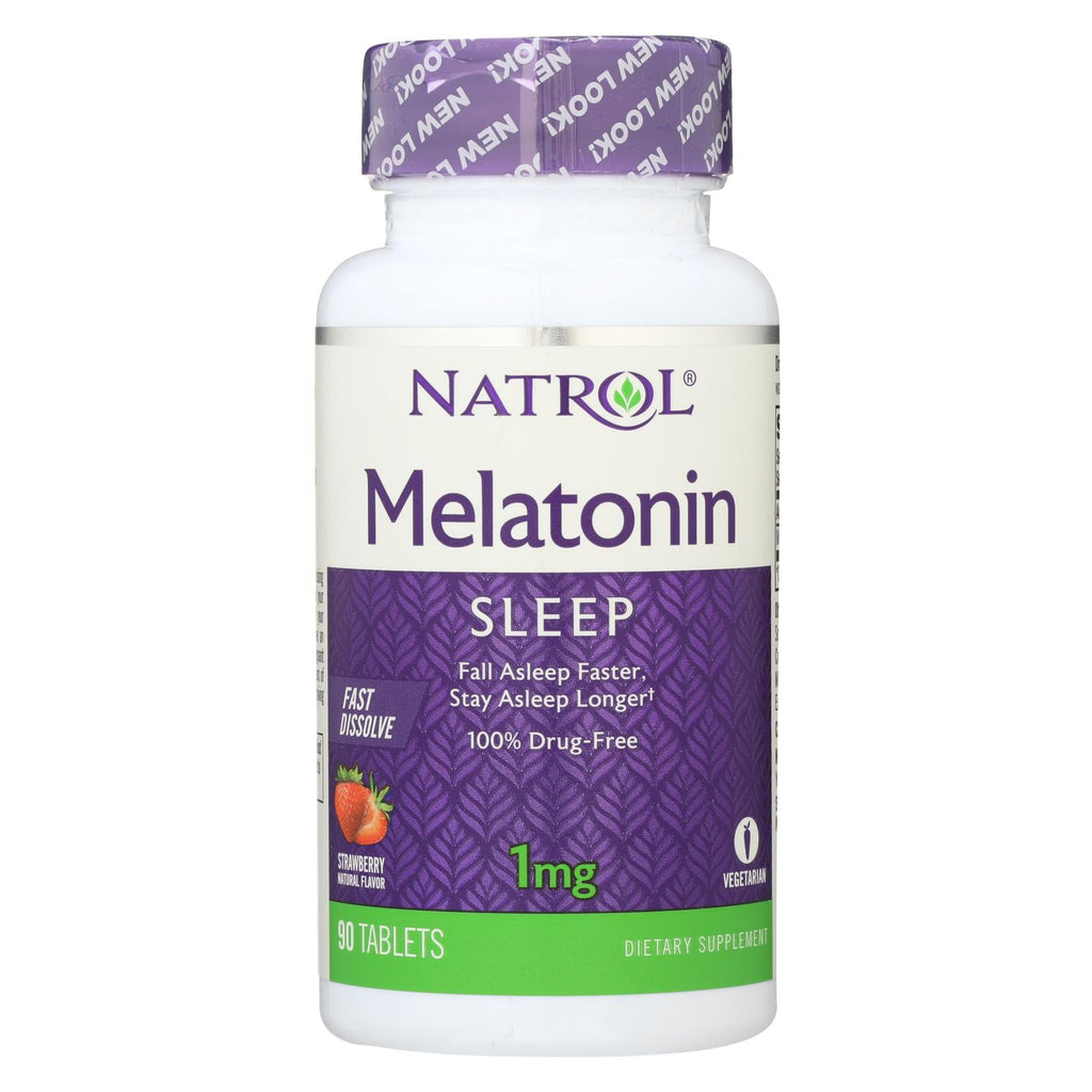 Natrol Fast Dissolving Melatonin - 1 Mg - 90 Tabs - Lakehouse Foods