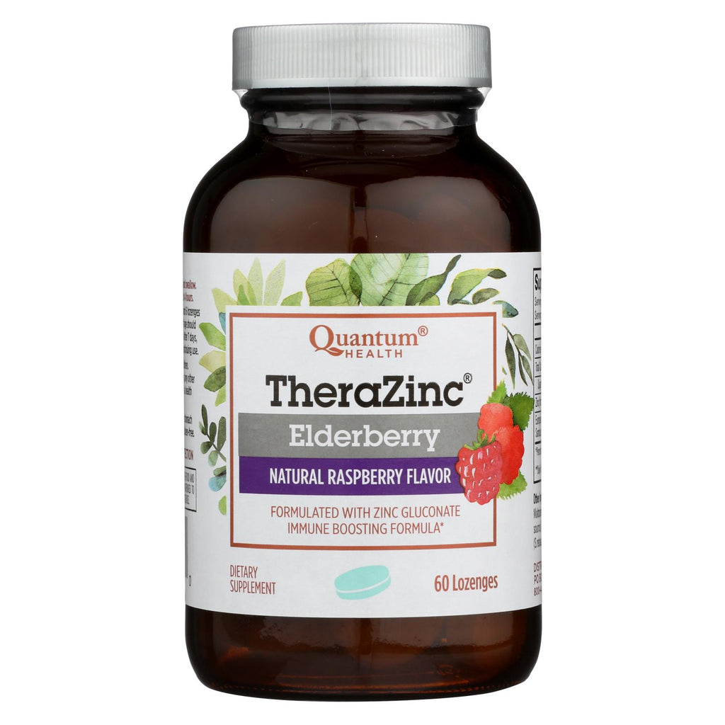 Quantum Research Thera Zinc Lozenges - Elderberry - 60 Lozenges - Lakehouse Foods