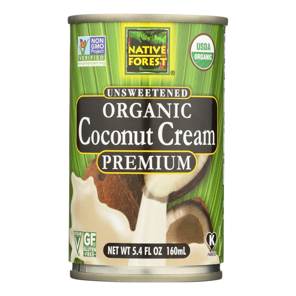 Native Forest Organic Cream Premium - Coconut - Case Of 12 - 5.4 Fl Oz. - Lakehouse Foods