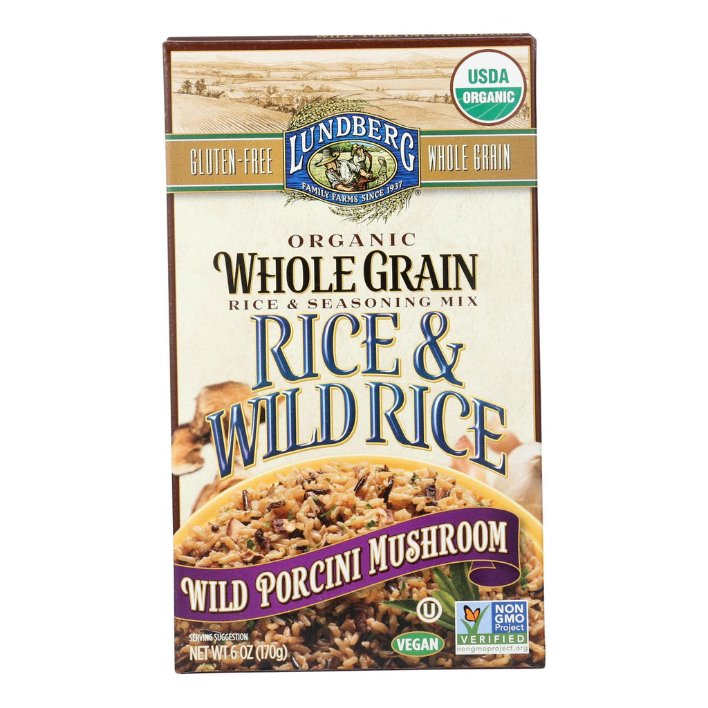 Lundberg Family Farms Whole Grain Rice And Wild Rice - Case Of 6 - 6 Oz. - Lakehouse Foods