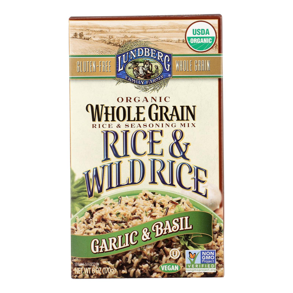 Lundberg Family Farms Whole Grain Rice And Wild Rice - Case Of 6 - 6 Oz. - Lakehouse Foods