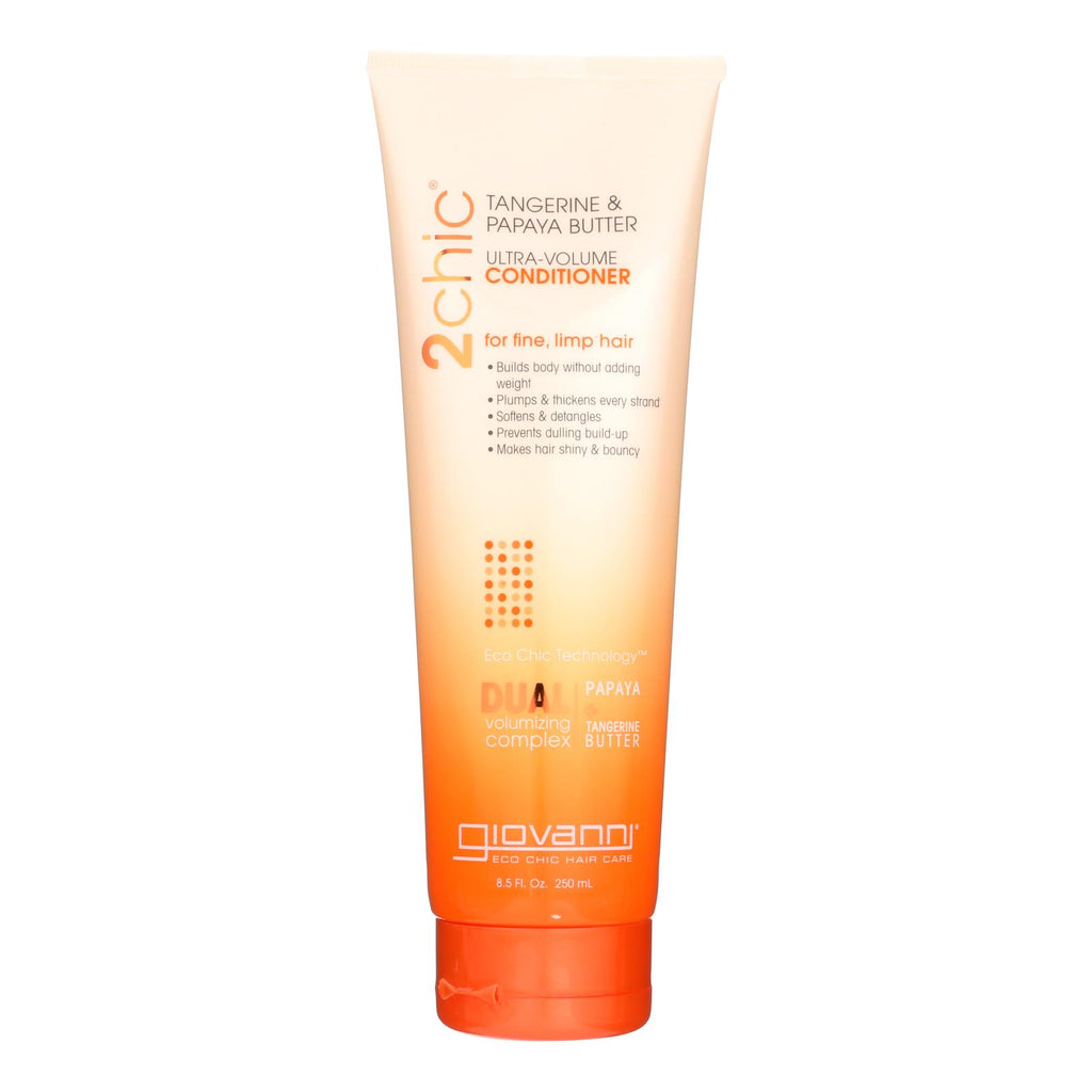 Giovanni Hair Care Products 2chic Conditioner - Ultra-volume Tangerine And Papaya Butter - 8.5 Fl Oz - Lakehouse Foods