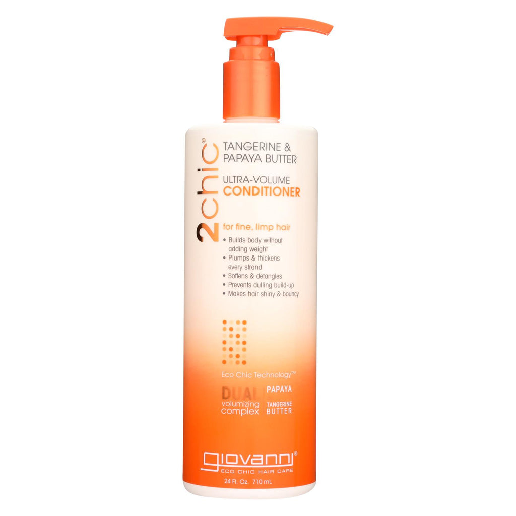 Giovanni Hair Care Products 2chic Conditioner - Ultra-volume Tangerine And Papaya Butter - 24 Fl Oz - Lakehouse Foods