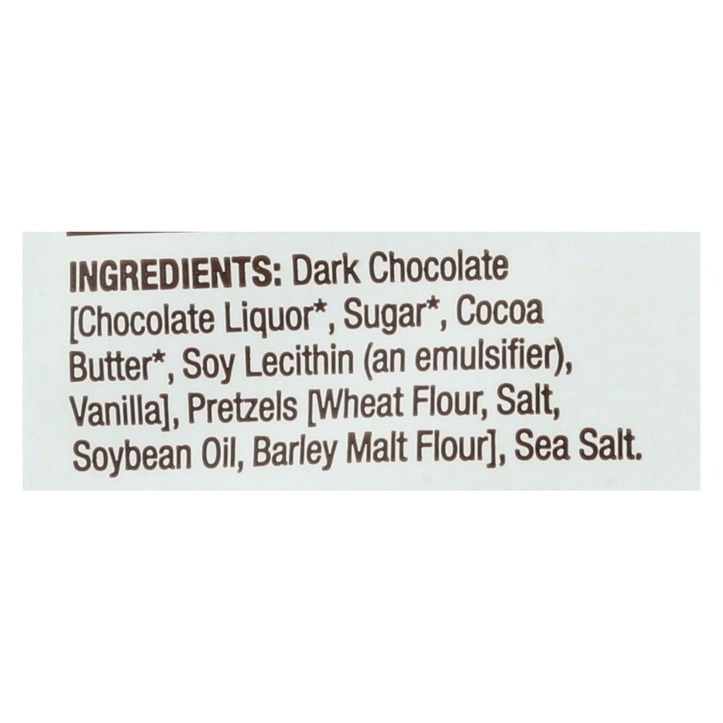 Bark Thins Dark Chocolate - Pretzel With Sea Salt - Case Of 12 - 4.7 Oz. - Lakehouse Foods