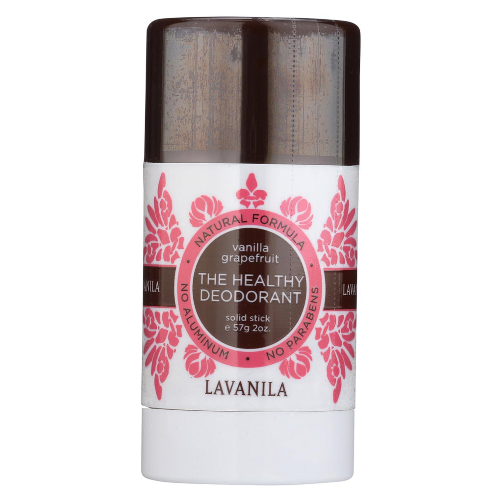 Lavanila Laboratories The Healthy Deodorant - Vanilla Grapefruit - 1 Each - 2 Oz. - Lakehouse Foods