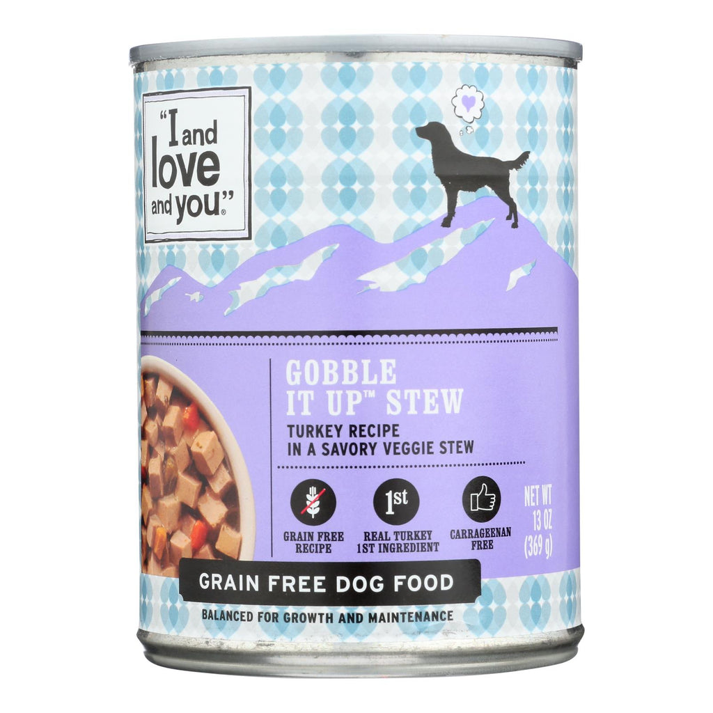 I And Love And You Gobble It Up Stew - Wet Food - Case Of 12 - 13 Oz. - Lakehouse Foods