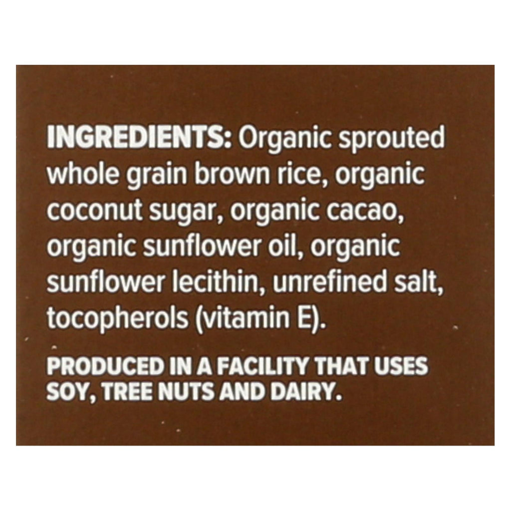 One Degree Organic Foods Sprouted Brown Rice - Cacao Crisps - Case Of 6 - 10 Oz. - Lakehouse Foods