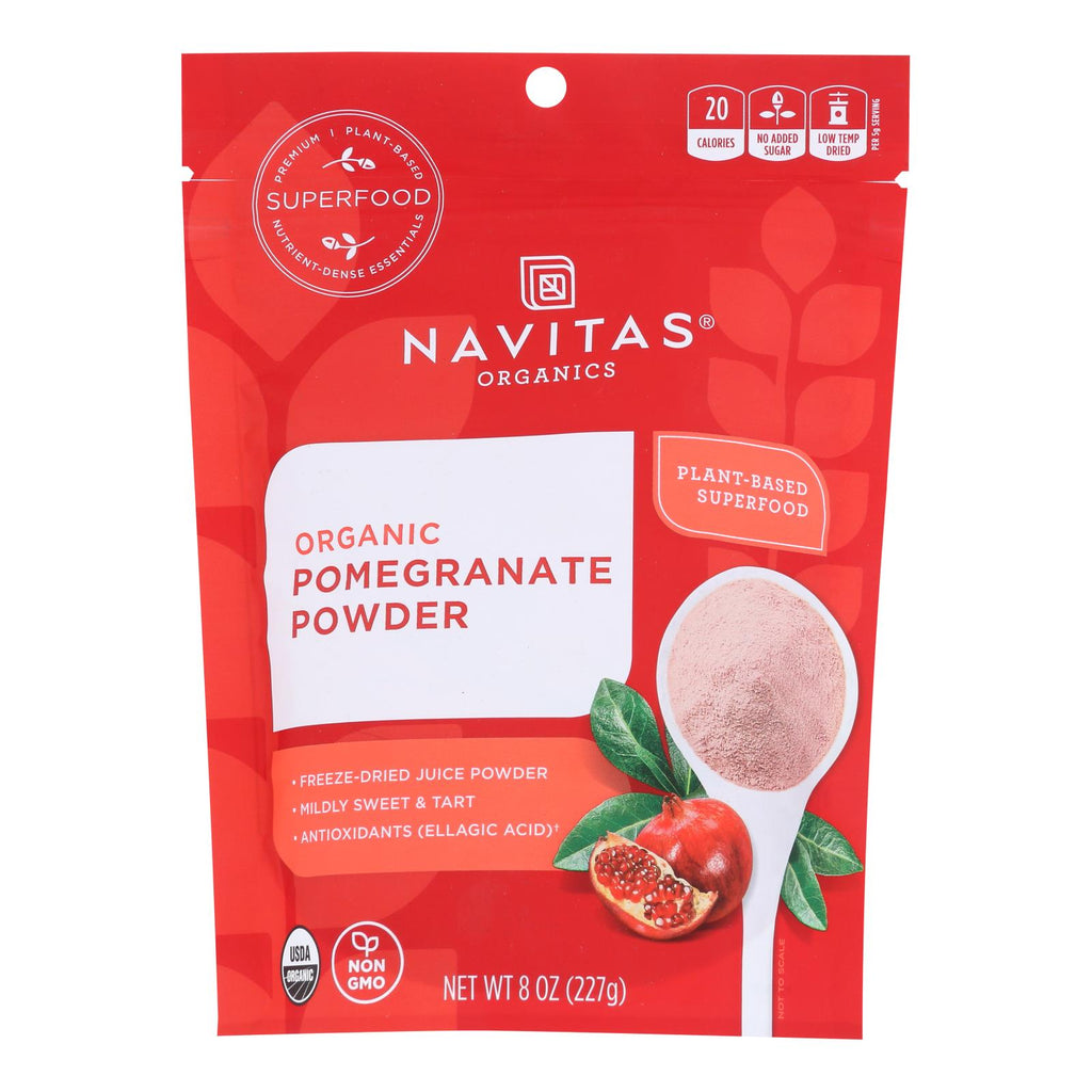 Navitas Naturals Pomegranate Powder - Organic - Freeze-dried - 8 Oz - Case Of 6 - Lakehouse Foods