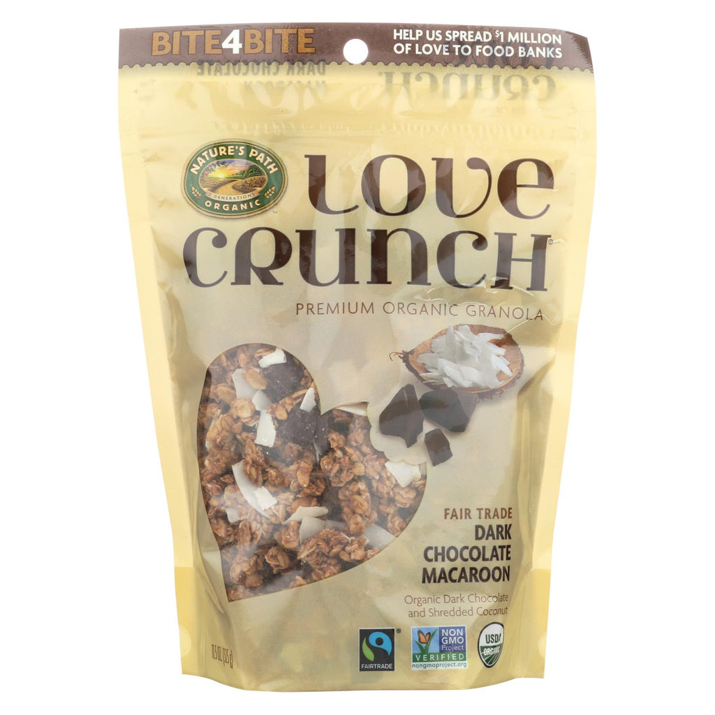 Nature's Path Love Crunch - Dark Chocolate Macaroon - Case Of 6 - 11.5 Oz. - Lakehouse Foods