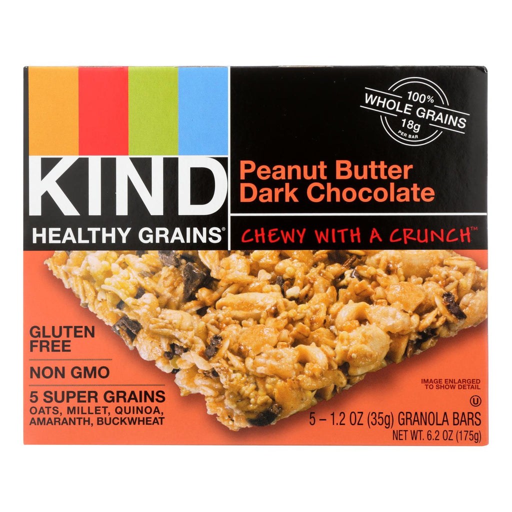 Kind Bar - Granola - Healthy Grains - Peanut Butter And Chocolate - 5-1.2 Oz - Case Of 8 - Lakehouse Foods