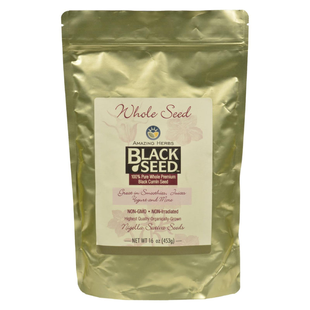Amazing Herbs - Black Seed Whole Seed - 16 Oz - Lakehouse Foods