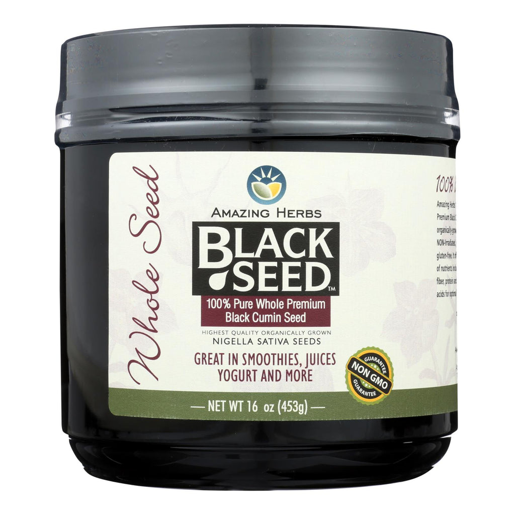 Amazing Herbs - Black Seed Whole Seed - 16 Oz - Lakehouse Foods