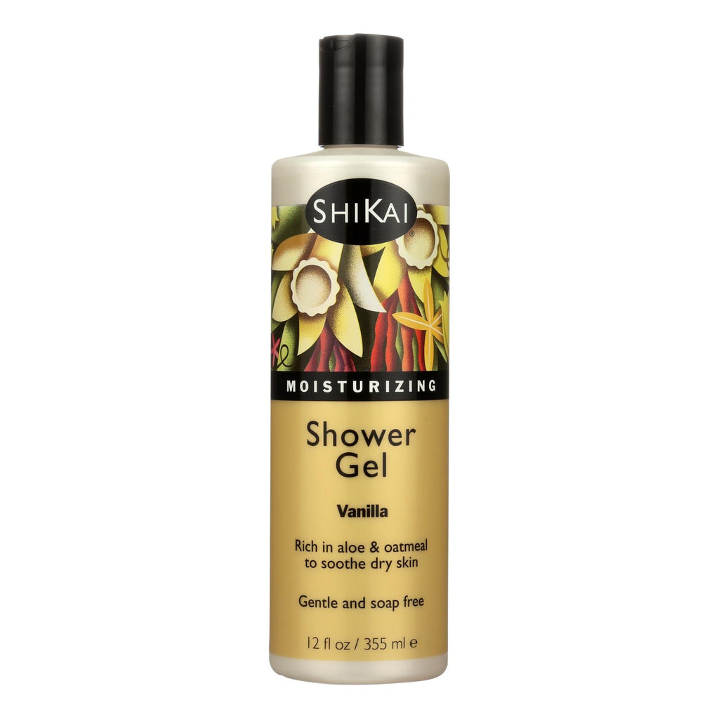 Shikai Products Shower Gel - Vanilla - 12 Oz - Lakehouse Foods