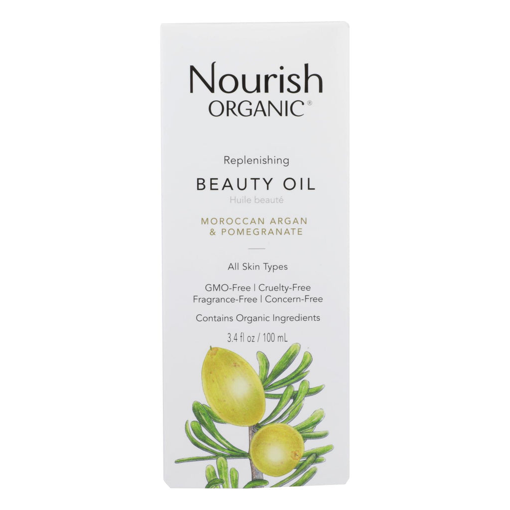 Nourish Organic Argan Oil - Replenishing Multi Purpose - 3.4 Oz - Lakehouse Foods