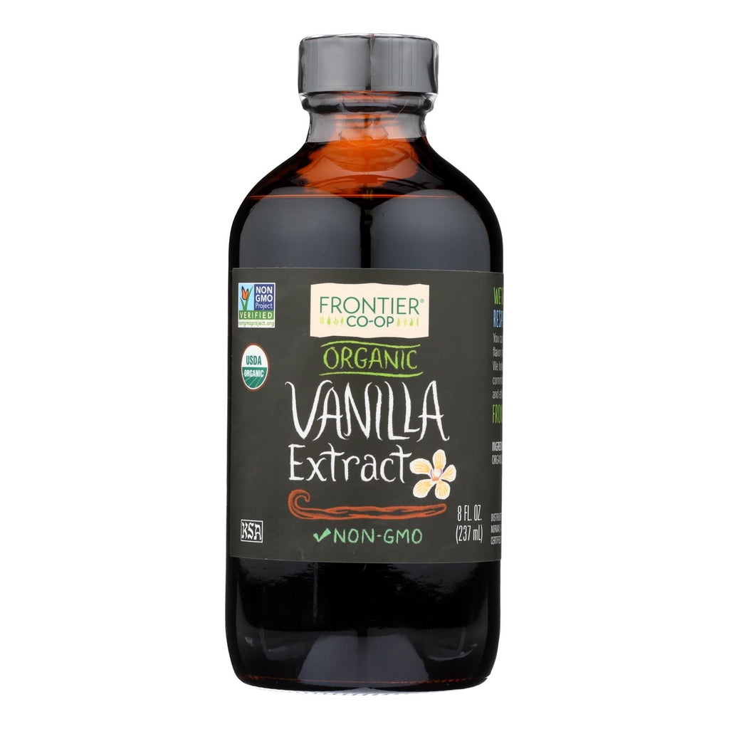 Frontier Herb Vanilla Extract - Organic - 8 Oz - Lakehouse Foods