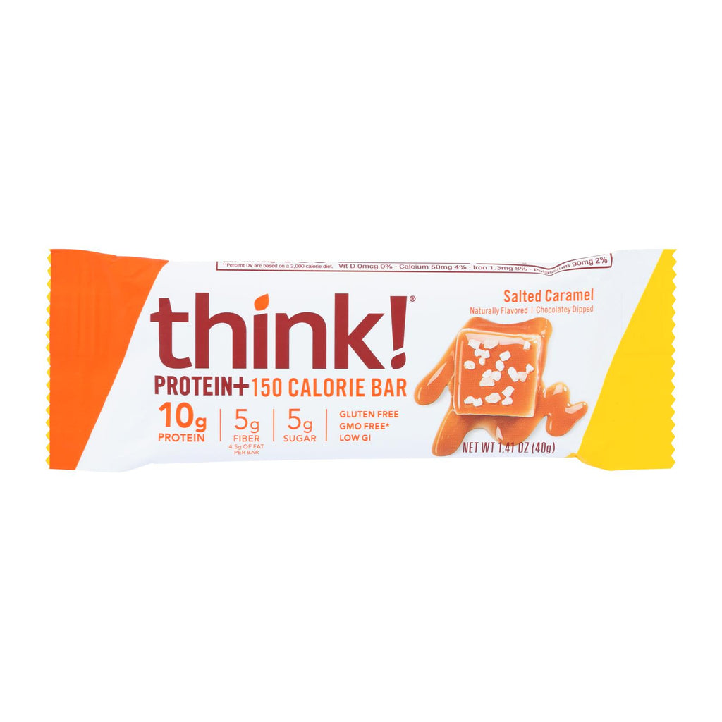 Think Products Thinkthin Bar - Lean Protein Fiber - Caramel - 1.41 Oz - 1 Case - Lakehouse Foods