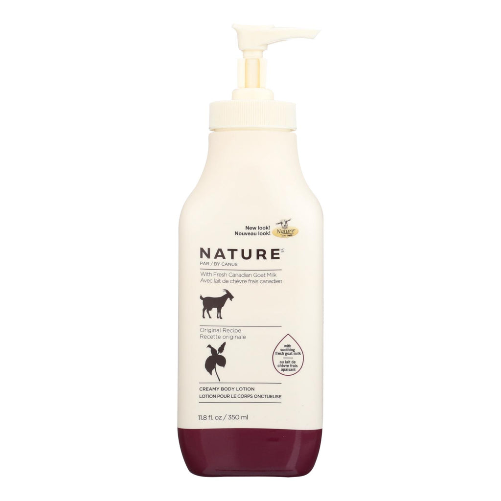 Nature By Canus Lotion - Goats Milk - Nature - Original Formula - 11.8 Oz - Lakehouse Foods