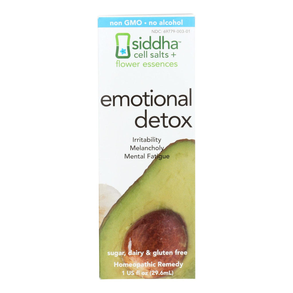 Siddha Flower Essences Emotional Detox - 1 Fl Oz - Lakehouse Foods