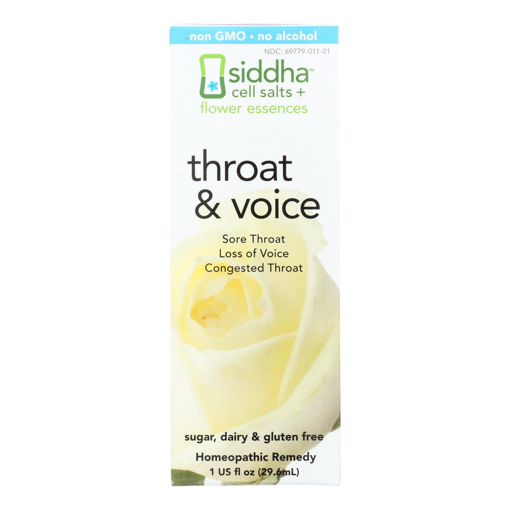 Siddha Flower Essences Throat And Voice - 1 Fl Oz - Lakehouse Foods