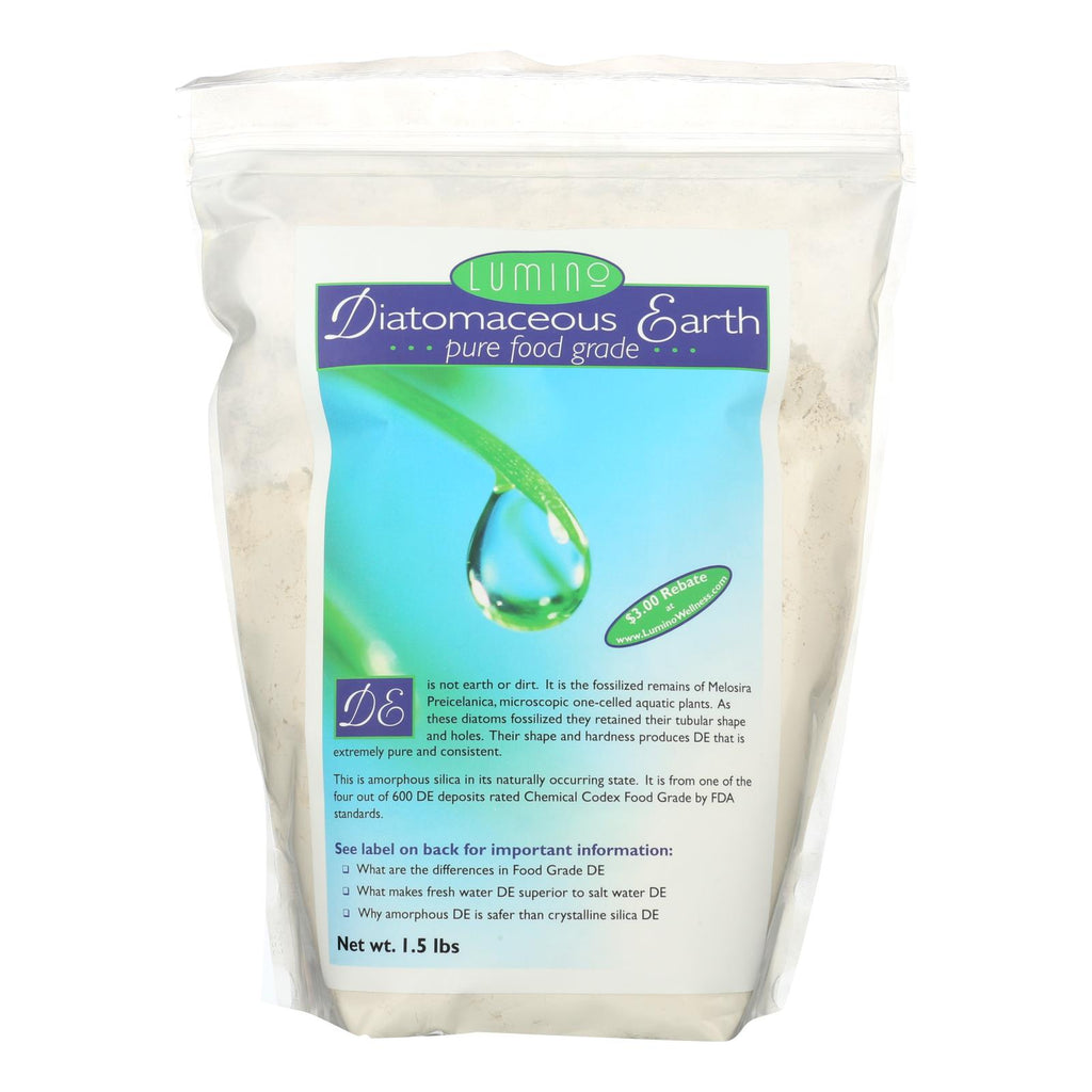 Lumino Home Diatomaceous Earth - Food Grade - Pure - 1.5 Lb - Lakehouse Foods