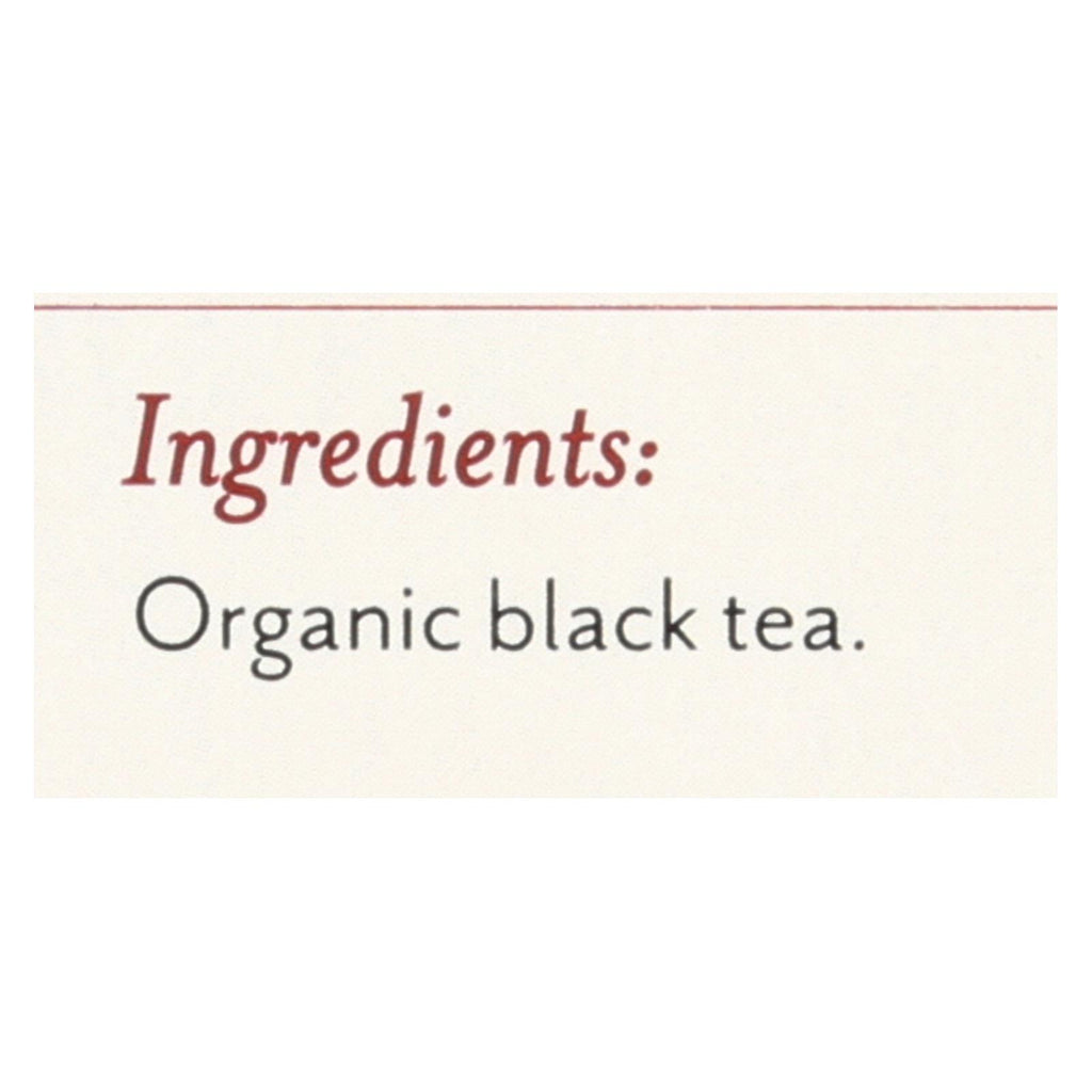 Rishi Organic Tea - English Breakfast - Case Of 6 - 15 Bags - Lakehouse Foods