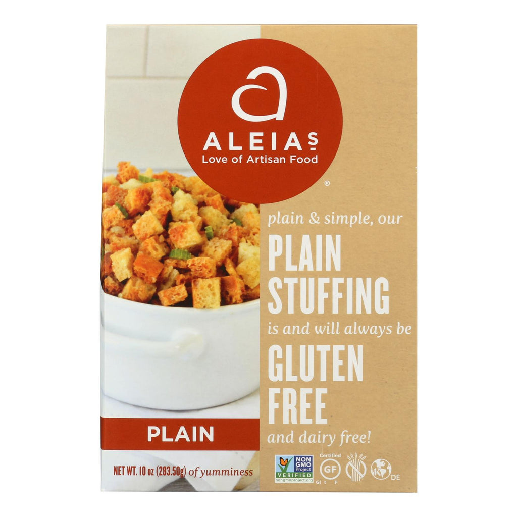 Aleia's - Gluten Free Stuffing Mix - Plain - Case Of 6 - 10 Oz - Lakehouse Foods